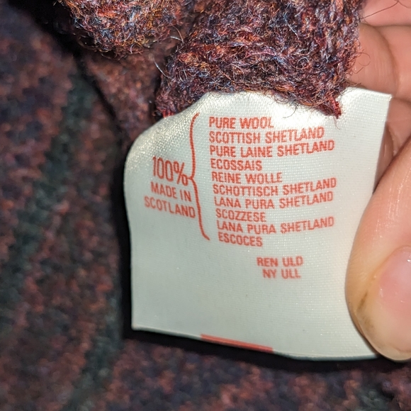 Christopher Hayes Scottish made Shetland Wool sweater - Picture 4 of 6
